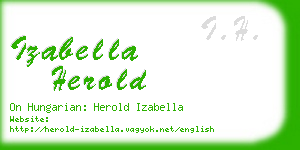 izabella herold business card